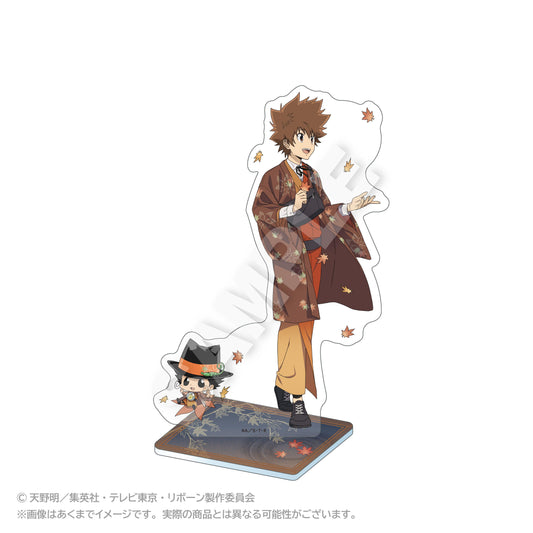 《家庭教師HITMAN REBORN!》亞克力立牌 秋季和服ver. 沢田綱吉&里包恩