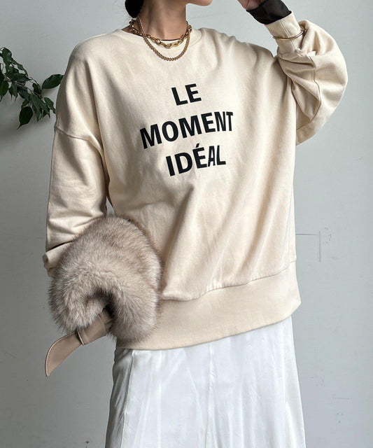 LE MOMENT 2WAY拉鍊套頭衫