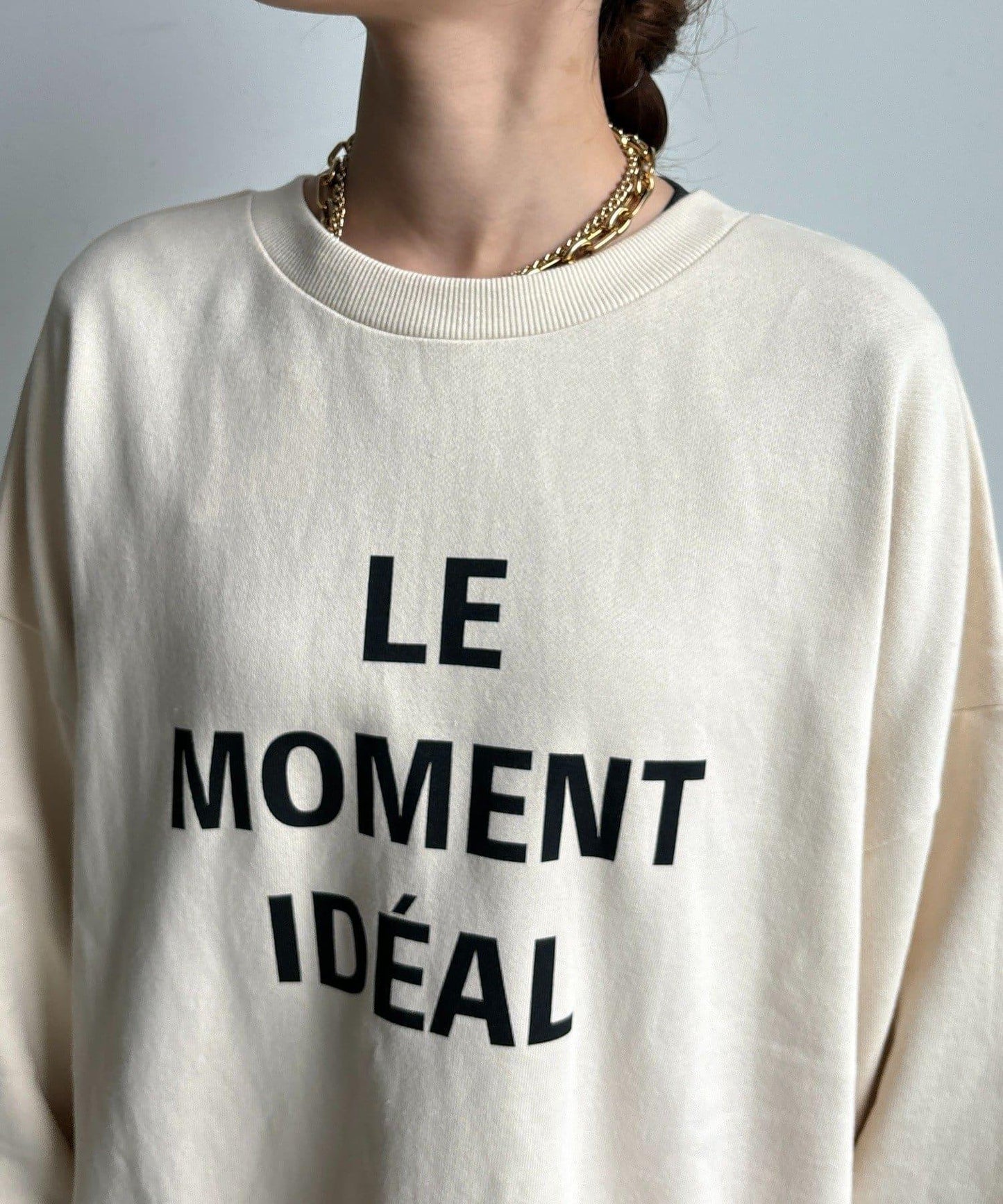 LE MOMENT 2WAY拉鍊套頭衫