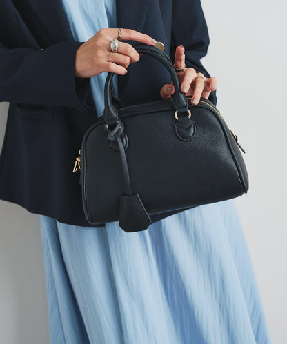 【cache cache】荔枝紋仿皮波士頓包