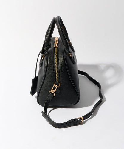 【cache cache】荔枝紋仿皮波士頓包