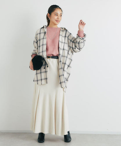 《こなれ感を演出》先染漸變格子襯衫