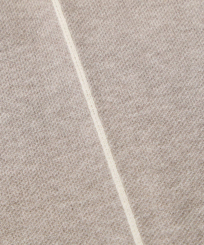 舒適穿著感側邊條紋針織褲