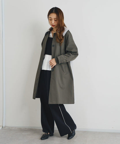 舒適穿著感側邊條紋針織褲