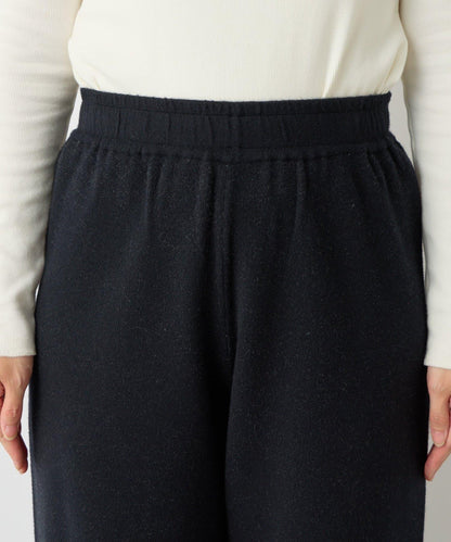 舒適穿著感側邊條紋針織褲