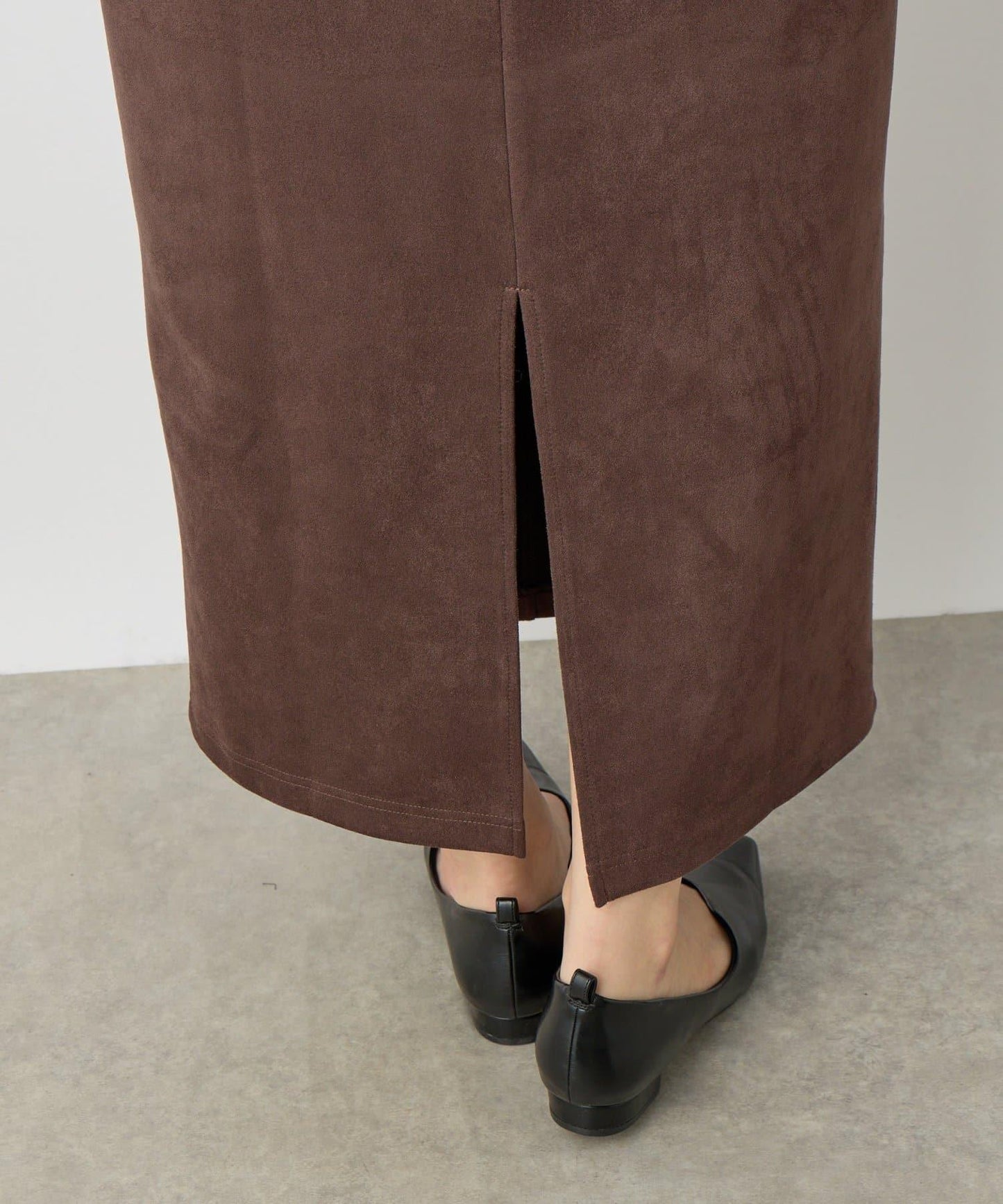 《女性優雅身形》棉花糖絨面窄身半身裙