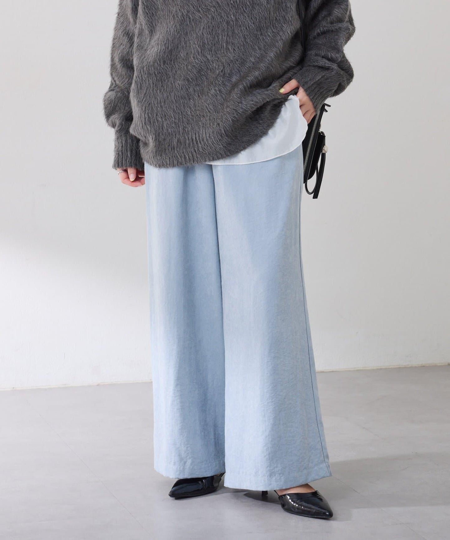 【可調節腰圍】桃色休閒褲