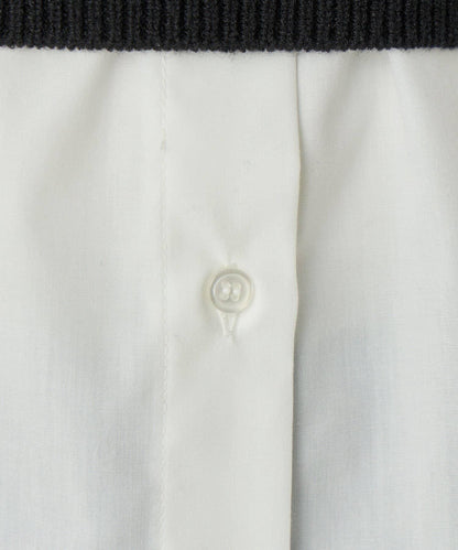 時尚風格針織背心套裝高密度襯衫