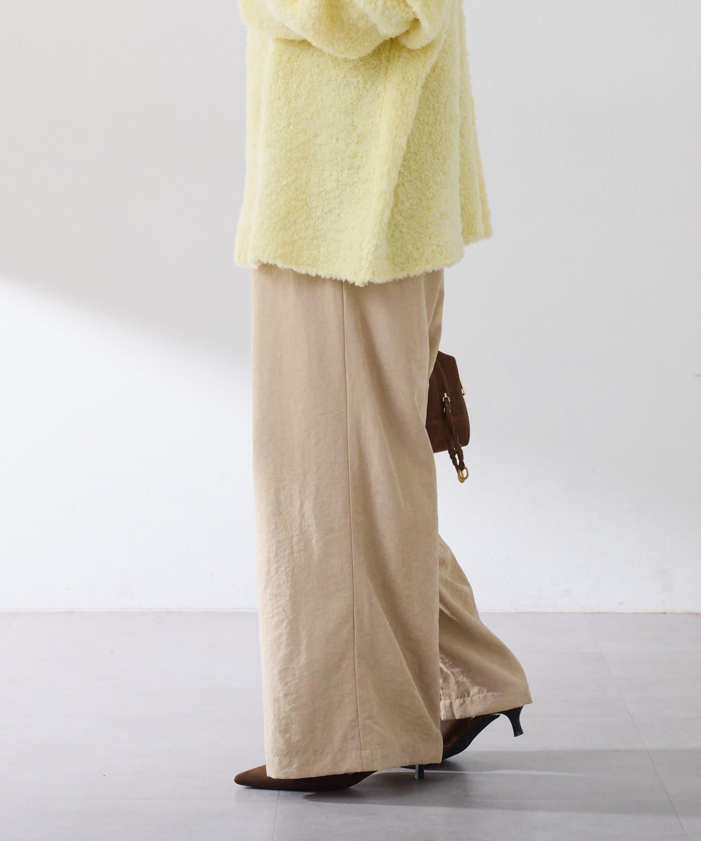 【可調節腰圍】桃色休閒褲