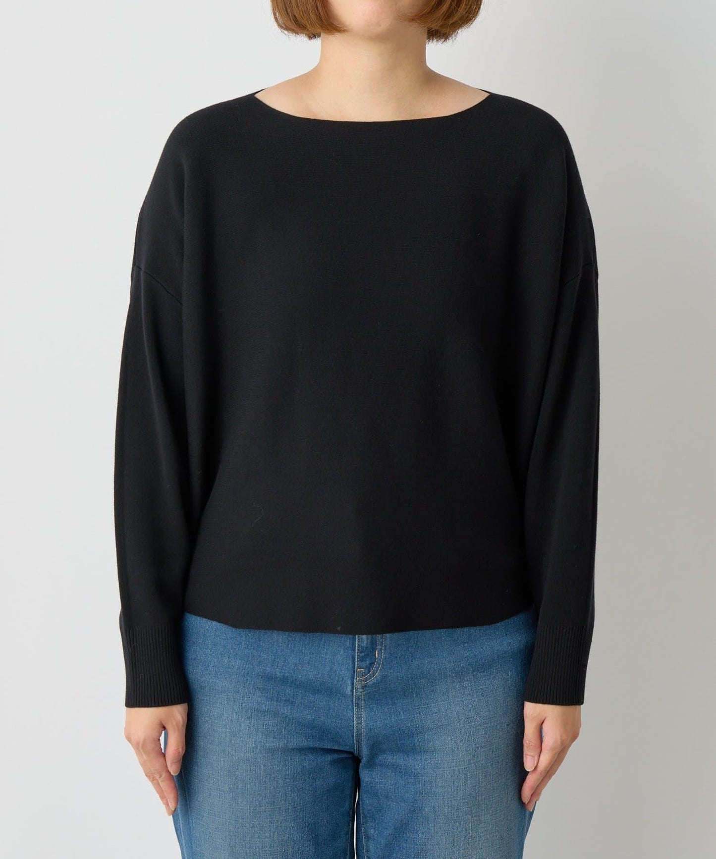 《著回し力抜群》14針高密度圓弧下襬套頭衫