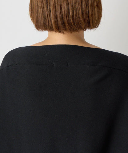 《著回し力抜群》14針高密度圓弧下襬套頭衫