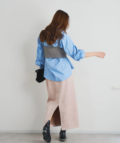 時尚風格針織背心套裝高密度襯衫