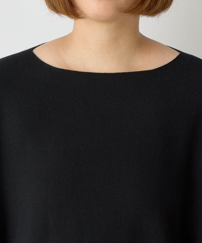 《著回し力抜群》14針高密度圓弧下襬套頭衫