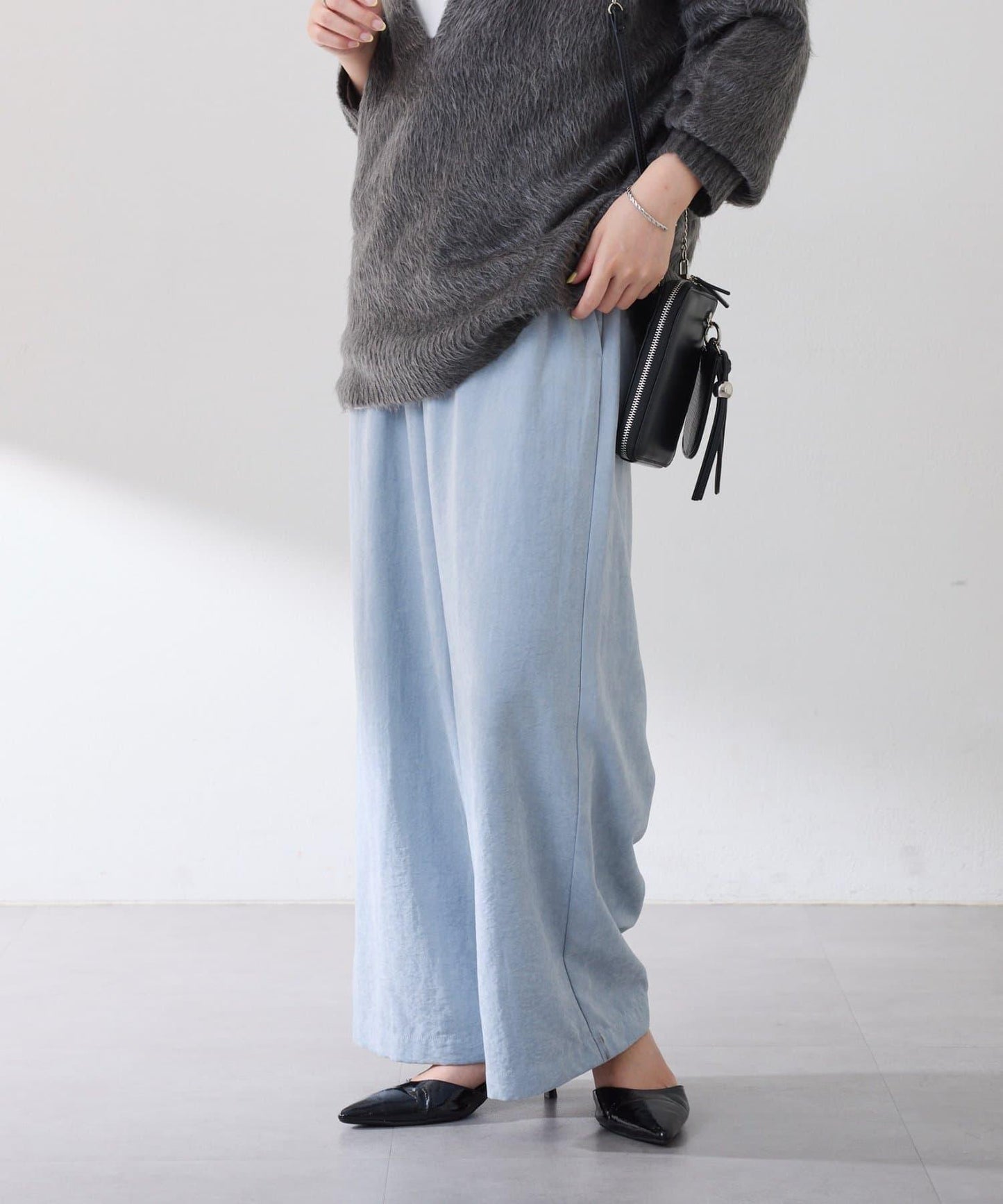 【可調節腰圍】桃色休閒褲