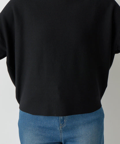 《著回し力抜群》14針高密度圓弧下襬套頭衫