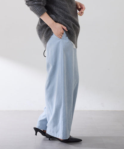 【可調節腰圍】桃色休閒褲