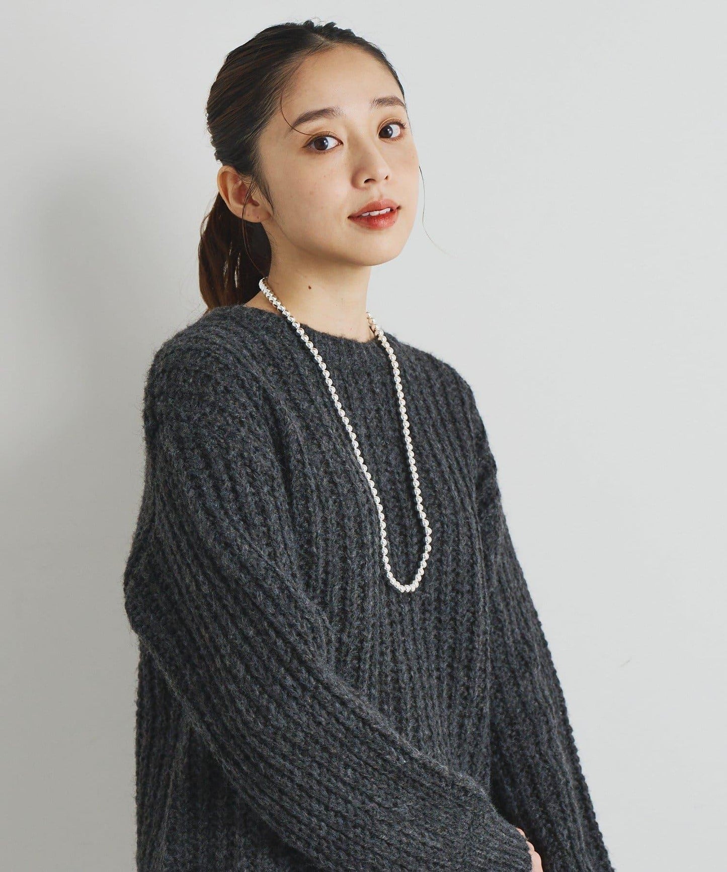 《ふわふわな著心地》粗花呢毛線針織衫