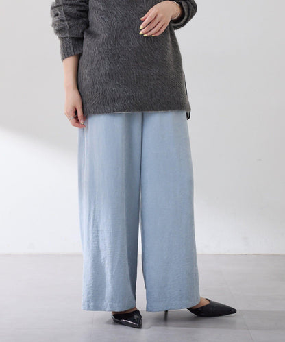 【可調節腰圍】桃色休閒褲