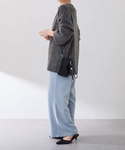 【可調節腰圍】桃色休閒褲