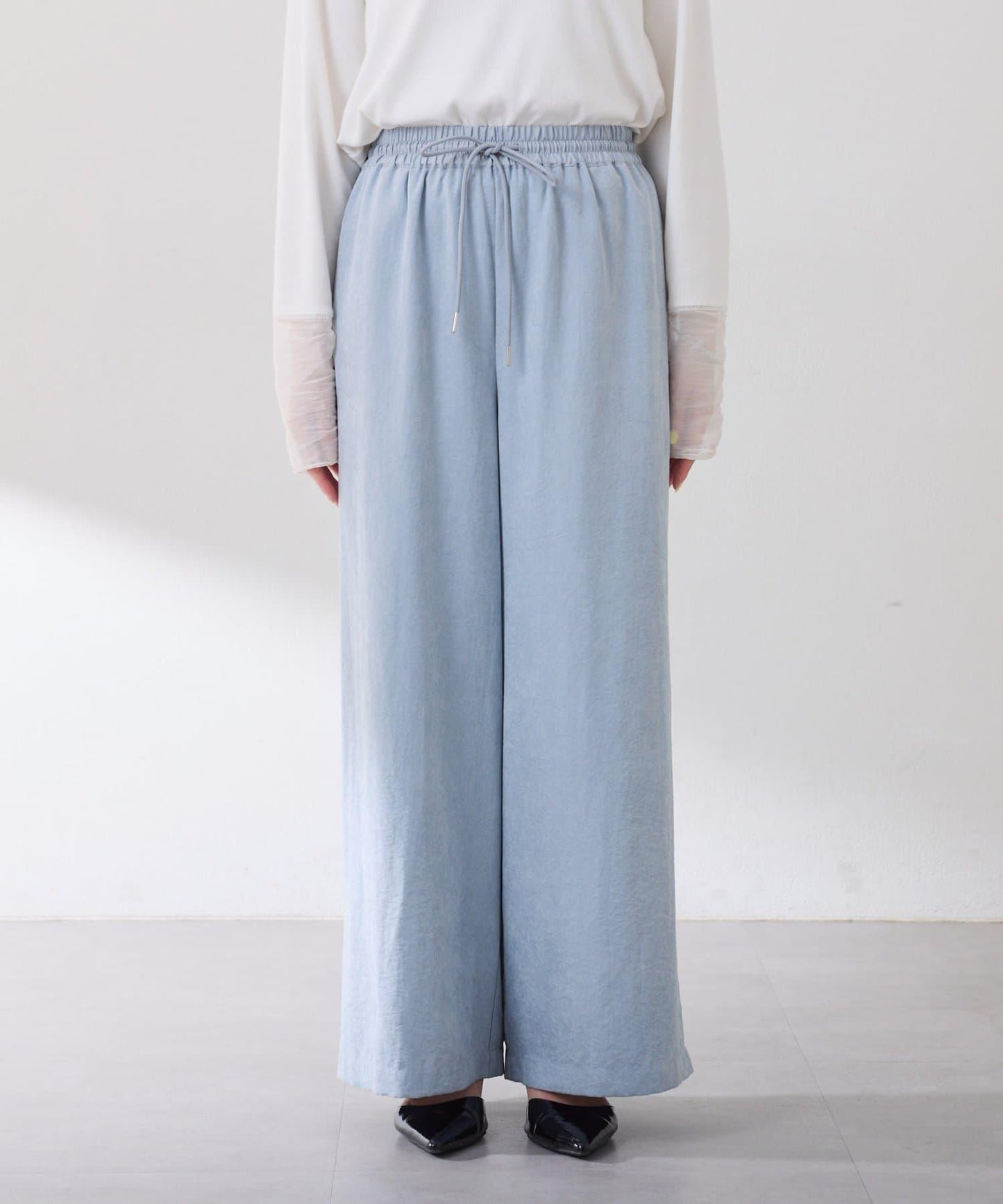 【可調節腰圍】桃色休閒褲