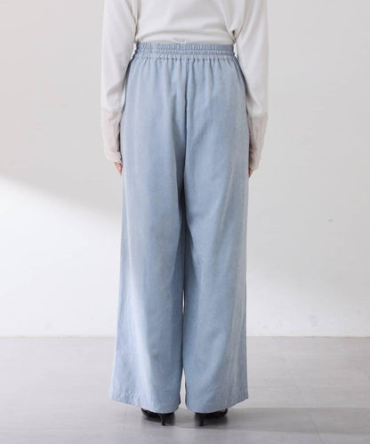 【可調節腰圍】桃色休閒褲