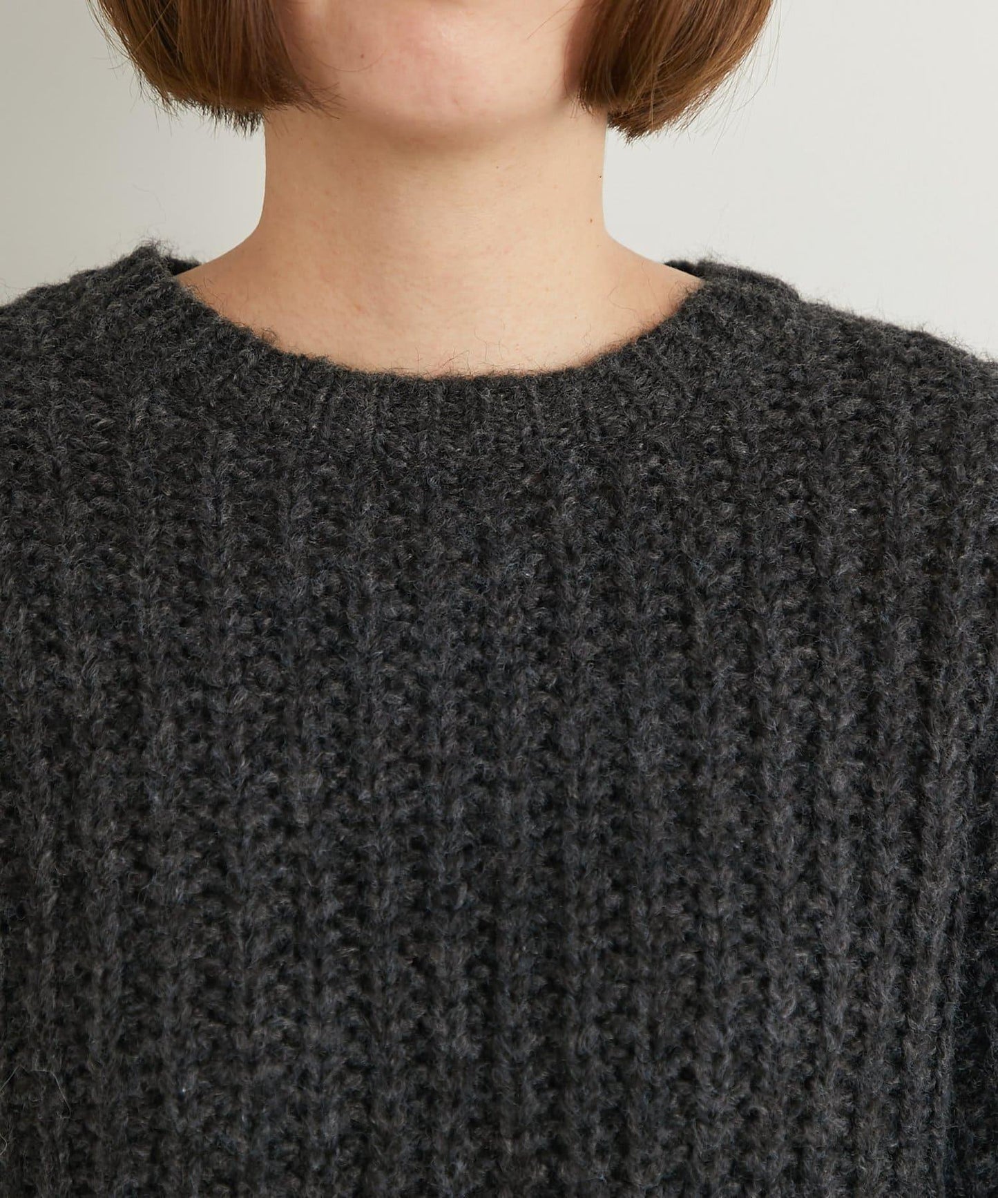 《ふわふわな著心地》粗花呢毛線針織衫