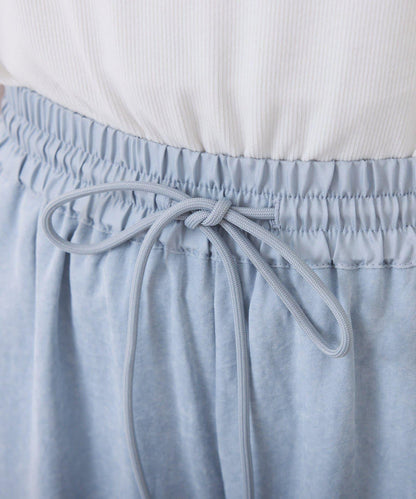 【可調節腰圍】桃色休閒褲