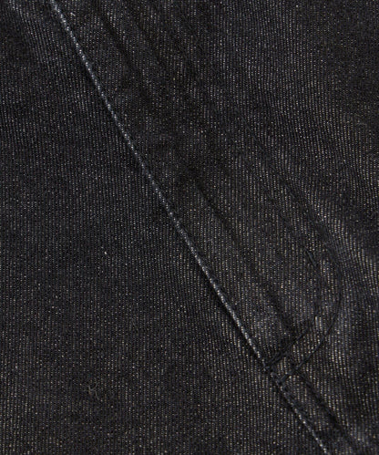 下襬流蘇牛仔半身裙