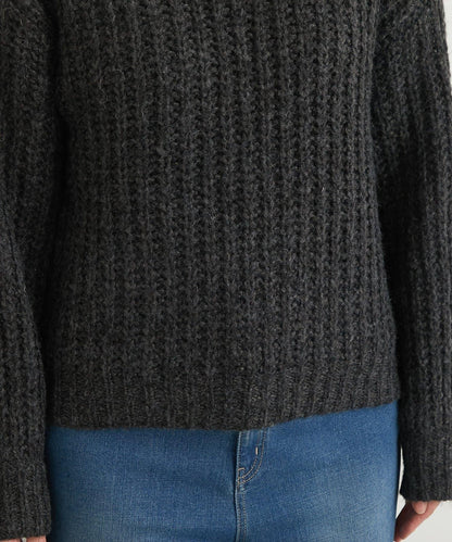 《ふわふわな著心地》粗花呢毛線針織衫