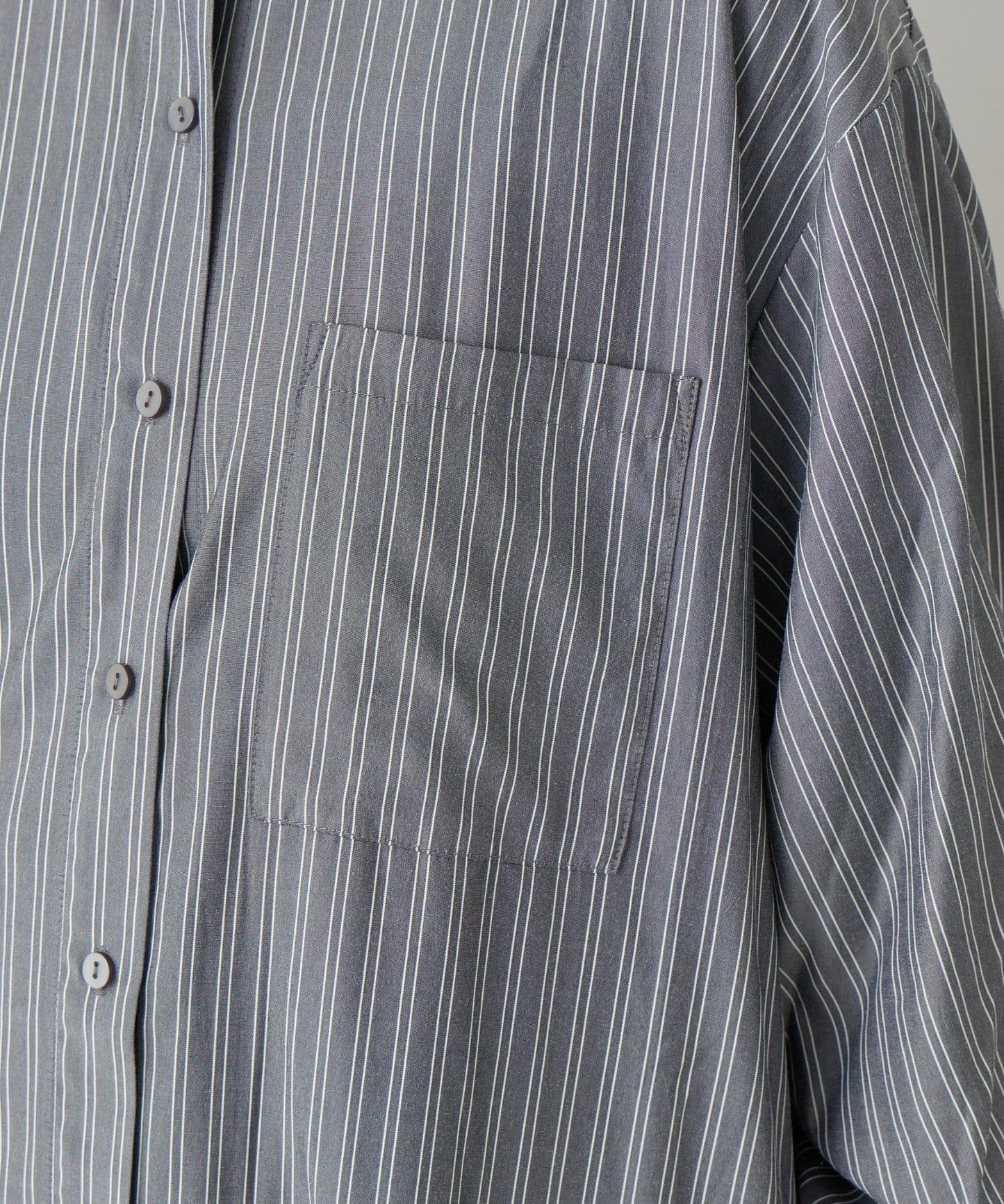 主打款條紋美人魚襯衫連衣裙