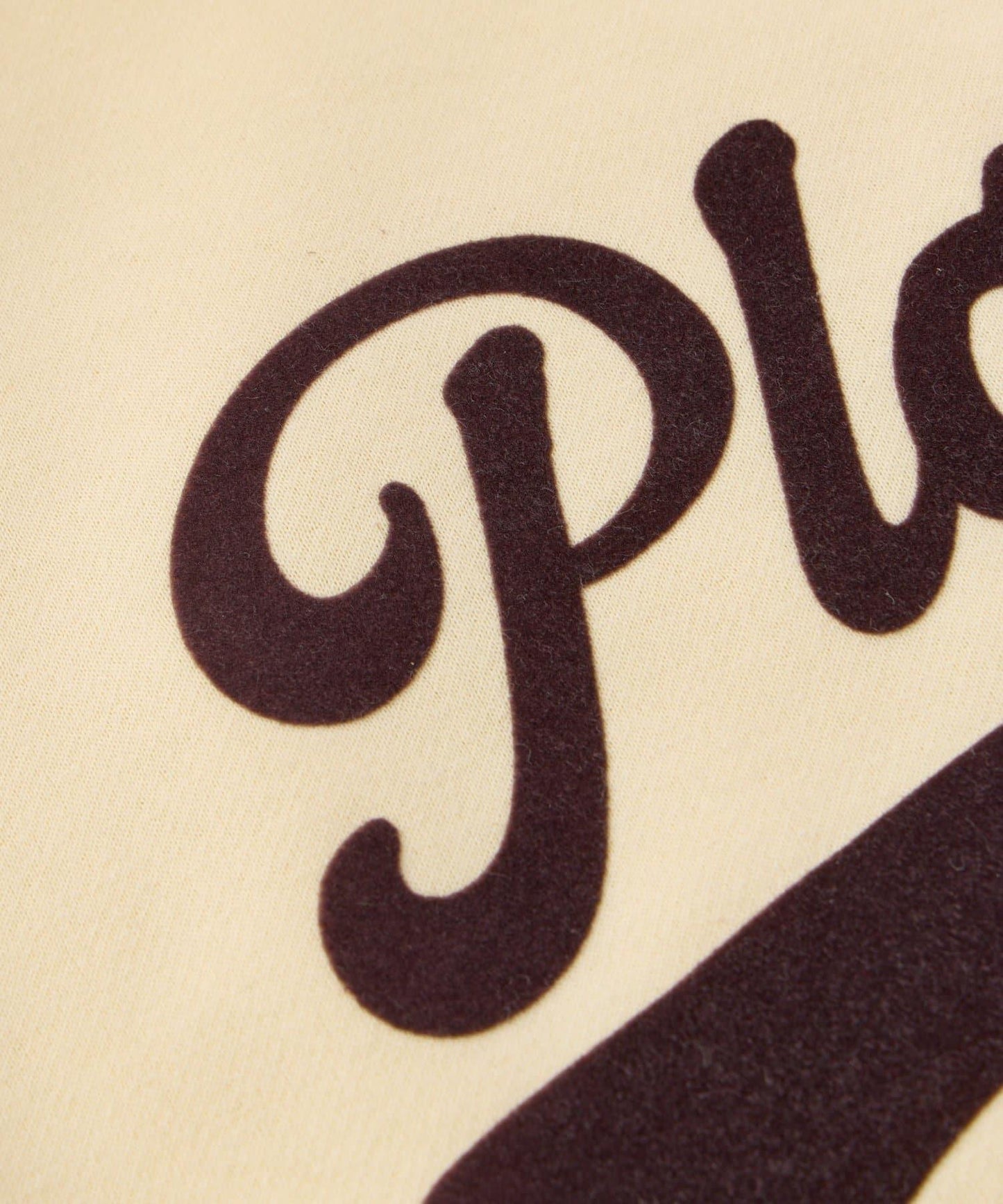 大人休閒風格內襯毛圈布標誌設計圓領套頭衫