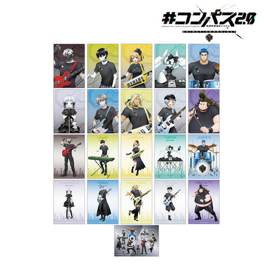 #COMPASS 2.0 戰鬥機理解析系統_新繪插畫 搖滾樂隊ver. 隨機寫真卡（單品/全套BOX）【BOX/21包入】