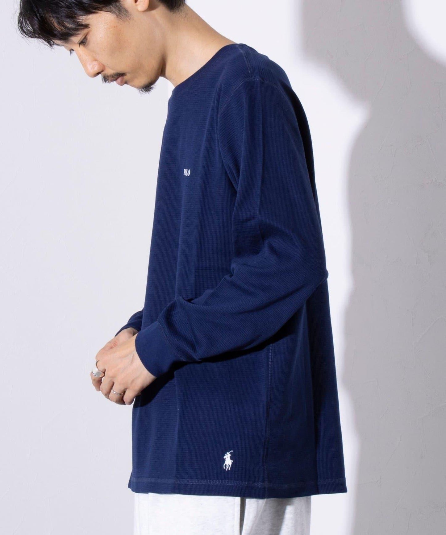 【POLO RALPH LAUREN】華夫格長袖