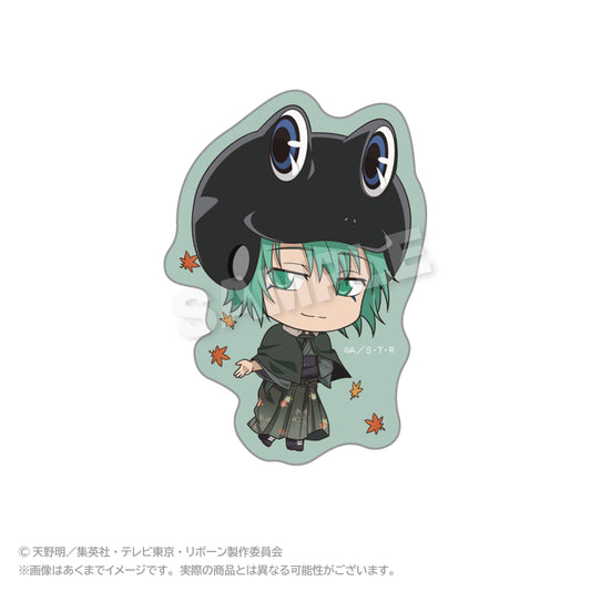 《家庭教師HITMAN REBORN!》異形剪裁貼紙 迷你秋季和服ver. 弗蘭