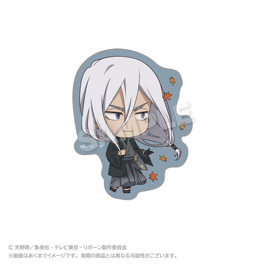 《家庭教師HITMAN REBORN!》異形剪裁貼紙 迷你秋季和服版 斯庫瓦羅