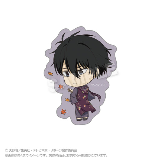 《家庭教師HITMAN REBORN!》異形剪裁貼紙 迷你秋季和服版 雲雀恭彌