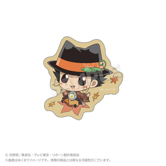 《家庭教師HITMAN REBORN!》異形剪裁貼紙 迷你秋季和服版 里包恩