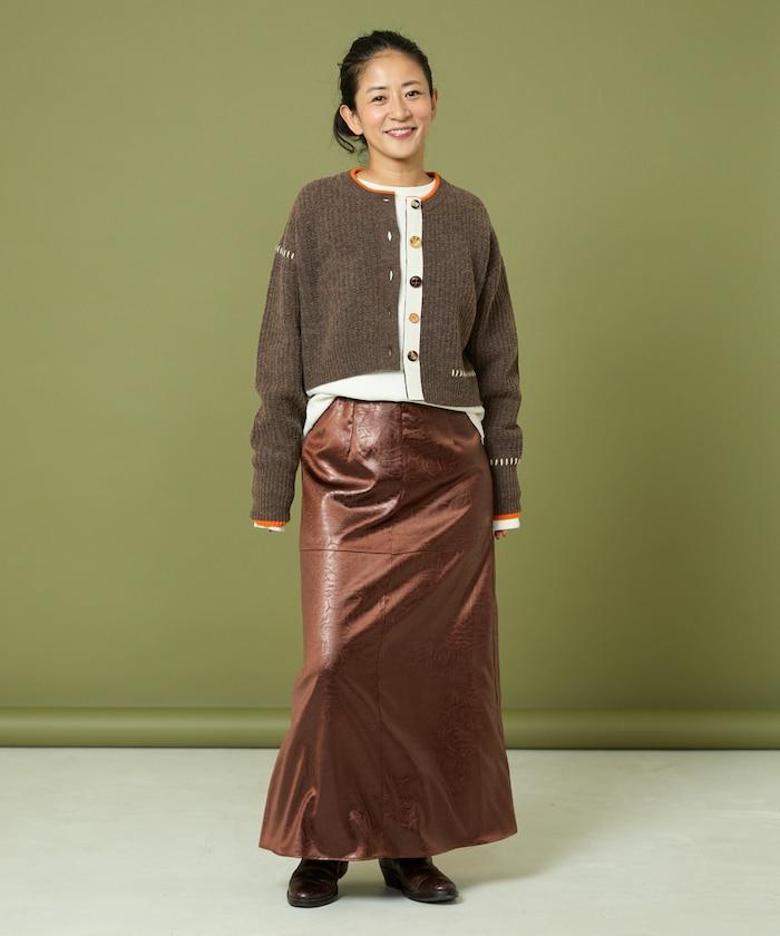 重磅緞面半身裙