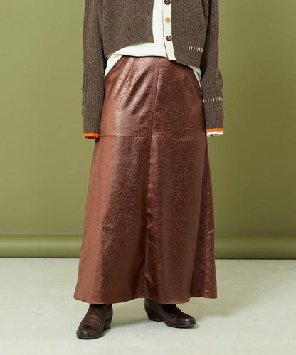 重磅緞面半身裙