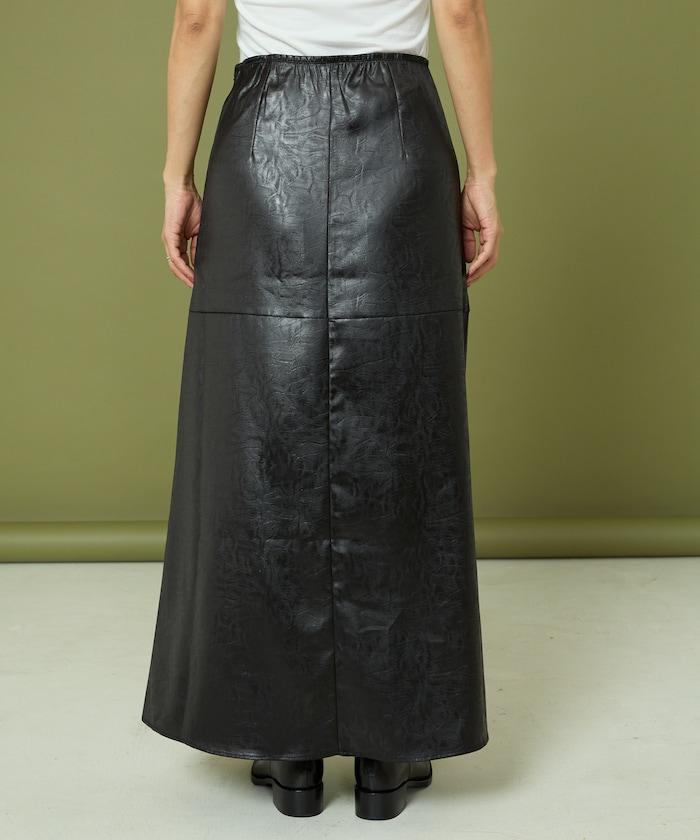 重磅緞面半身裙