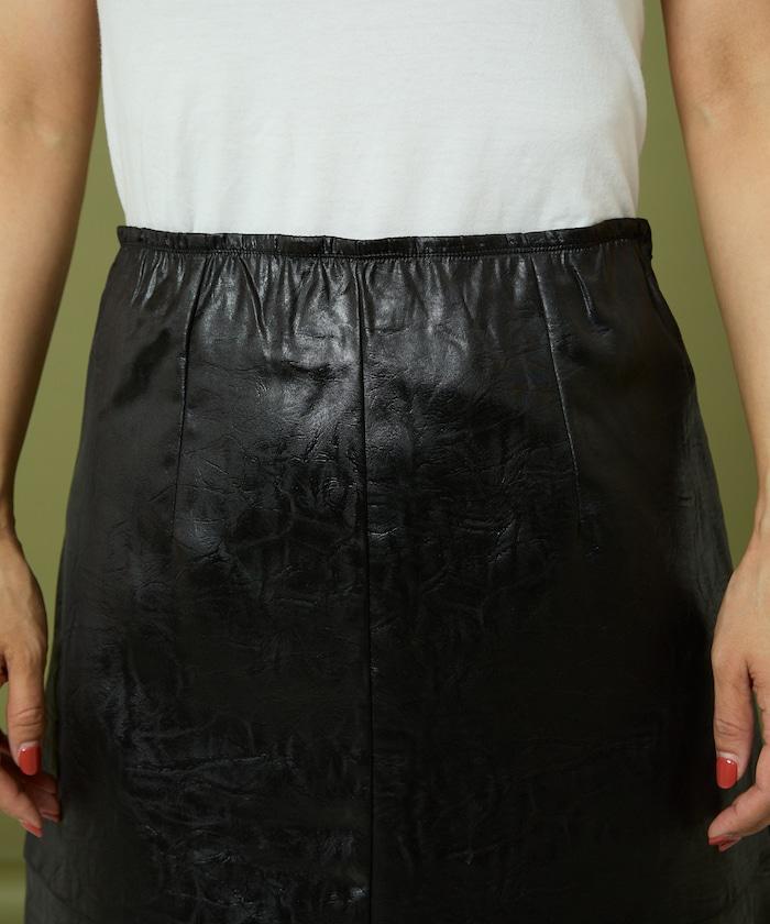 重磅緞面半身裙