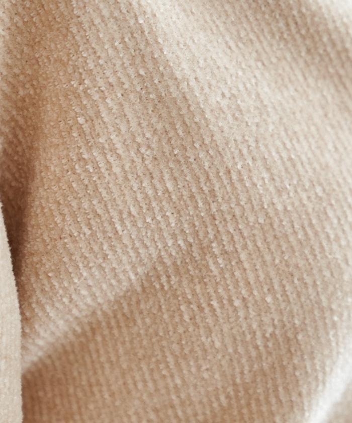 燈芯絨開領翻領針織衫