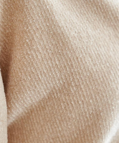 燈芯絨開領翻領針織衫