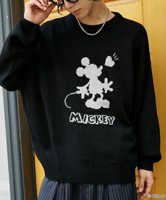 特別款 'DISNEY MICKEY MOUSE' 陰影針織衫