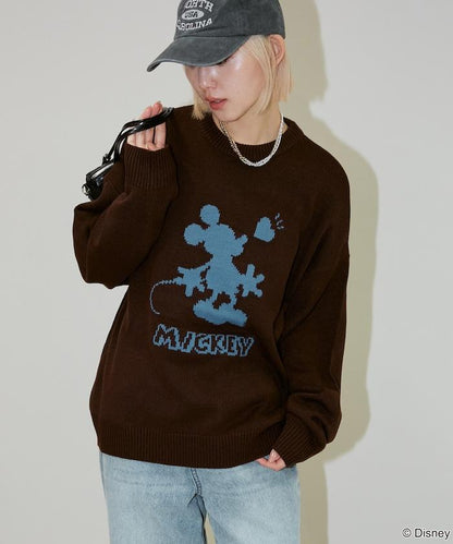 特別款 'DISNEY MICKEY MOUSE' 陰影針織衫
