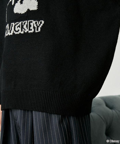 特別款 'DISNEY MICKEY MOUSE' 陰影針織衫