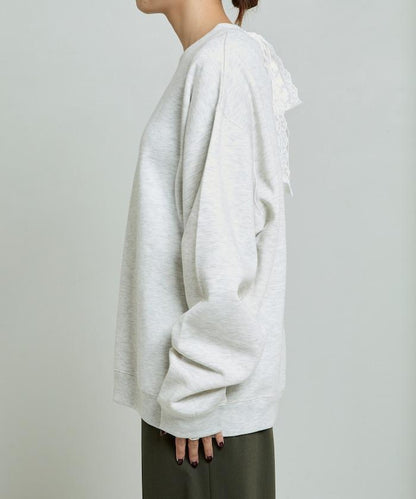 蕾絲蝴蝶結衛衣