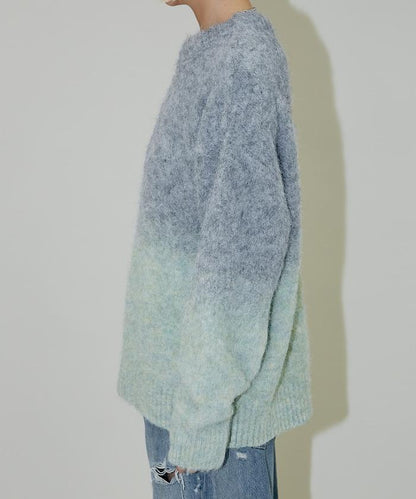 漸變針織衫