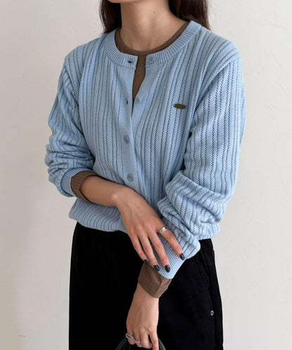 【GEVACO/ゲバコ】帶內搭T恤開衫