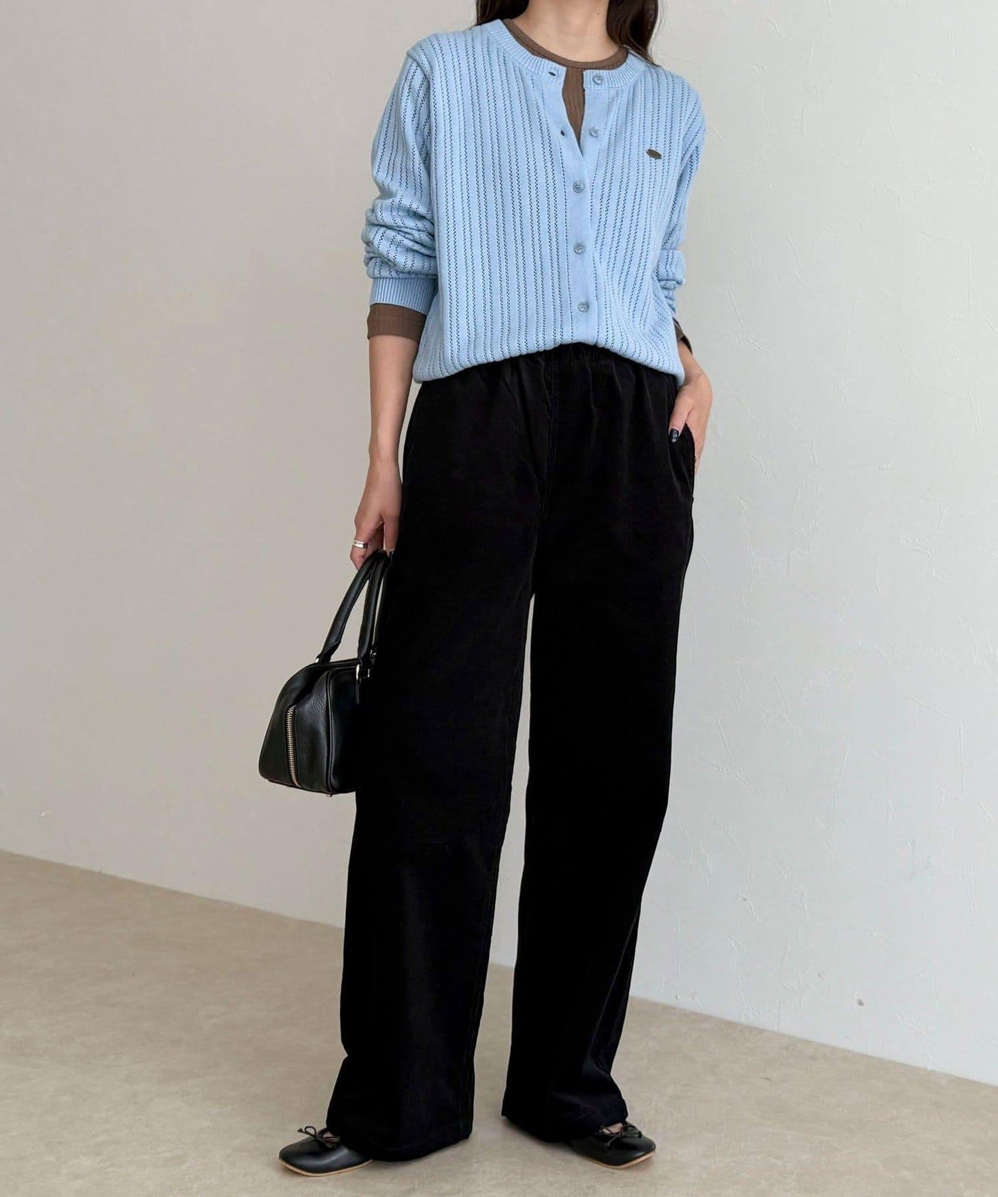 【GEVACO/ゲバコ】帶內搭T恤開衫